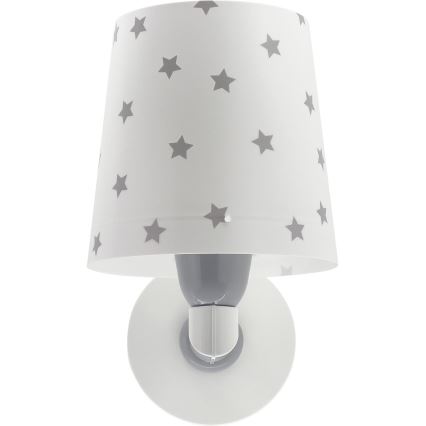 Dalber 82219B - Vaikiškas sieninis šviestuvas STAR LIGHT 1xE27/60W/230V baltas