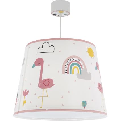 Dalber 82462 - Vaikiškas sietynas FLAMINGO 1xE27/15W/230V