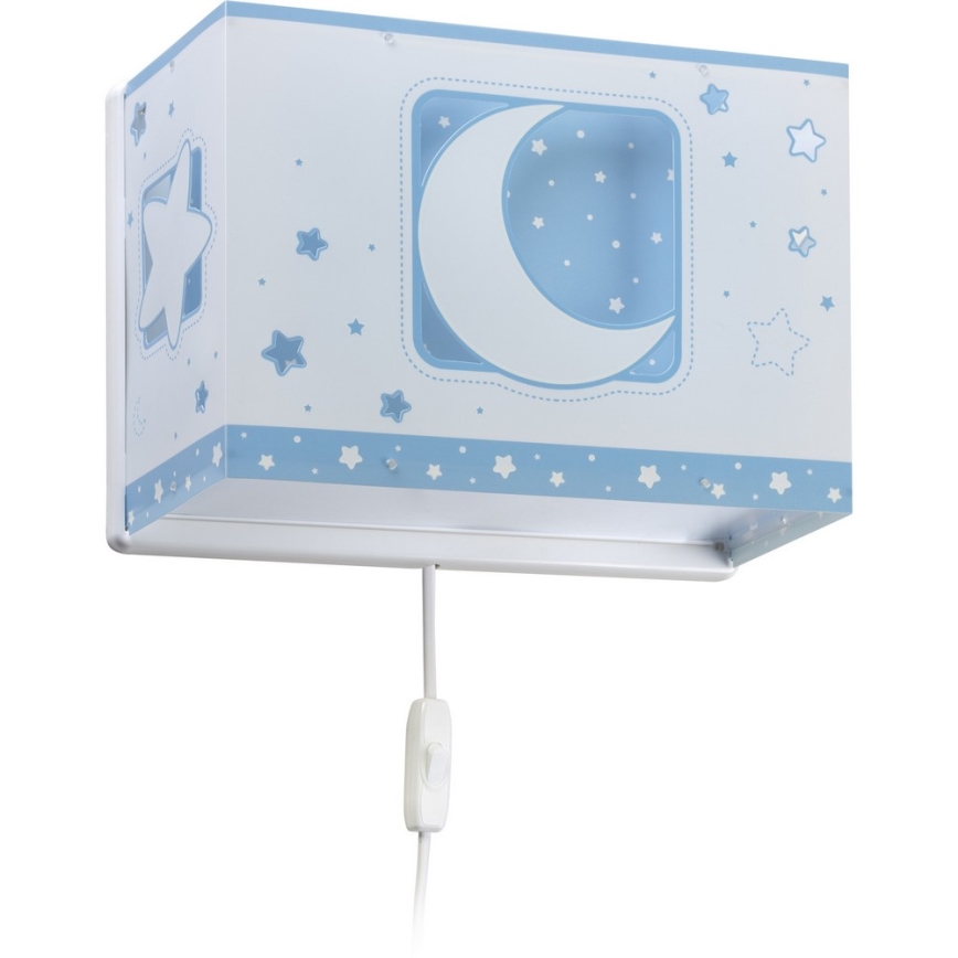 Dalber D-63238T - Vaikiškas sieninis šviestuvas MOONLIGHT 1xE27/60W/230V