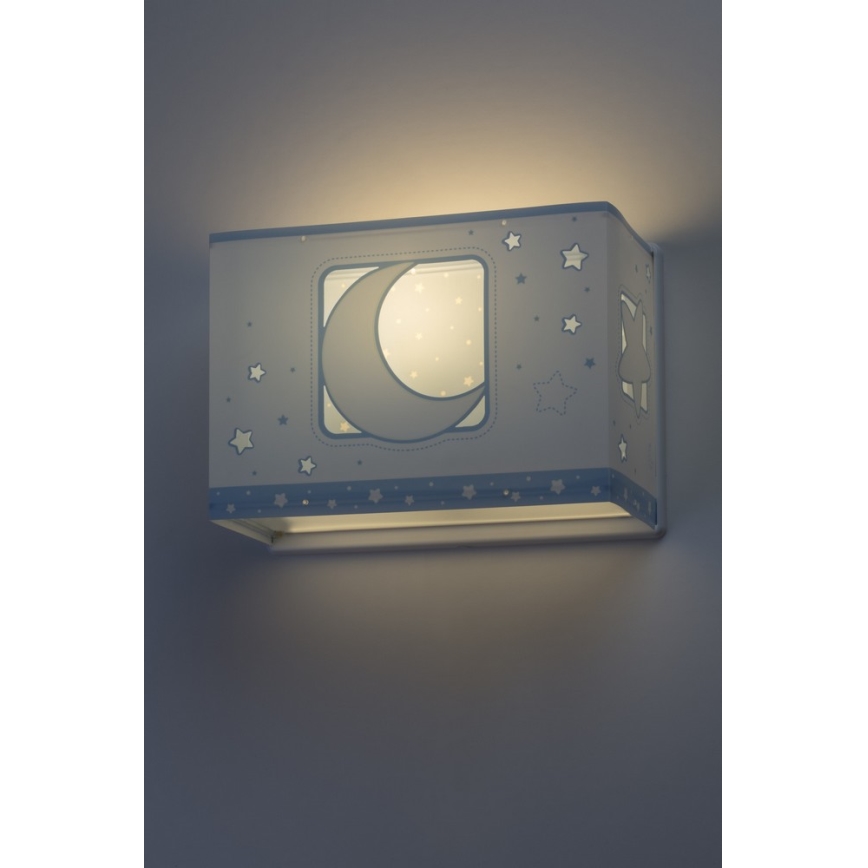 Dalber D-63238T - Vaikiškas sieninis šviestuvas MOONLIGHT 1xE27/60W/230V