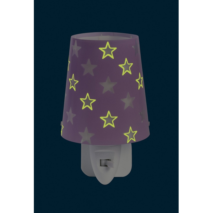 Dalber D-81215L - LED naktinė lemputė STARS 1xE14/0,3W/230V