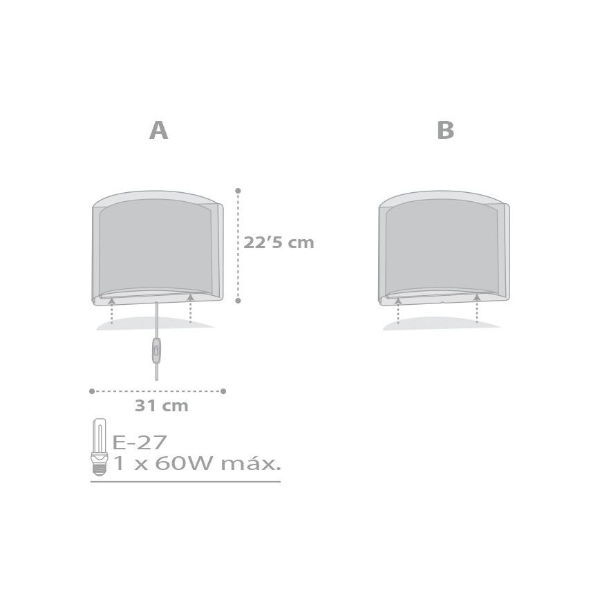 Dalber D-81218E - Vaikiškas sieninis šviestuvas STARS 1xE27/60W/230V