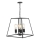 Där Lighting ACA8622 - Pakabinamas sietynas ant grandinės ACADEMY 4xE27/60W/230V juodas
