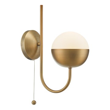 Där Lighting AND0742 - sieninis šviestuvas ANDRE 1xE14/11W/230V, žalvarinis