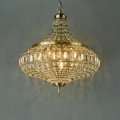 Där Lighting ASM0675 - Pakabinama liustra ASMARA, 6xE14/40W/230V, žalvario