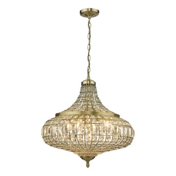 Där Lighting ASM0675 - Pakabinama liustra ASMARA, 6xE14/40W/230V, žalvario