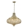 Där Lighting ASM0675 - Pakabinama liustra ASMARA, 6xE14/40W/230V, žalvario