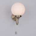 Där Lighting BAR0775 - Vonios sieninis šviestuvas BARCLAY, 1xE14/40W/230V, IP44, žalvarinis