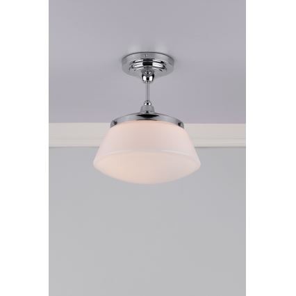 Där Lighting CAD0150 - Vonios kambario paviršinis lubų šviestuvas CADEN 1xE27/60W/230V IP44 poliruotas chromas