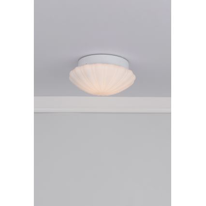 Där Lighting CAF502 - vonios lubinis šviestuvas CAFE 1xE27/60W/230V, skersmuo 27 cm, IP44, baltas