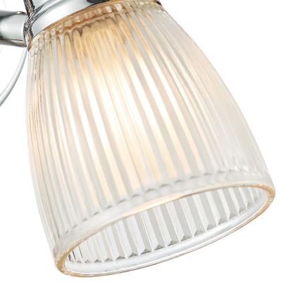 Där Lighting CED0738 - Vonios sieninis šviestuvas CEDRIC 1xG9/25W/230V IP44 blizgus chromas