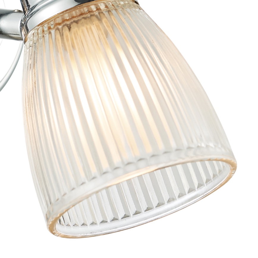 Där Lighting CED0738 - Vonios sieninis šviestuvas CEDRIC 1xG9/25W/230V IP44 blizgus chromas