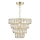 Där Lighting CER0135 - Pakabinamas šviestuvas ant grandinės CERYS 1xE27/60W/230V auksinis