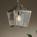 Där Lighting CHU0175 - pakabinama liustra CHURCHILL su grandine 1xE27/60W/230V, žalvaris