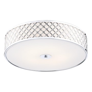 Där Lighting CIV5050 - Lubinis šviestuvas CIVIC 5xE14/60W/230V, skersmuo 50 cm, blizgus chromas