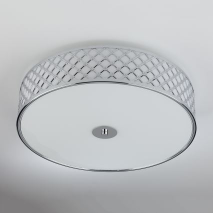 Där Lighting CIV5050 - Lubinis šviestuvas CIVIC 5xE14/60W/230V, skersmuo 50 cm, blizgus chromas