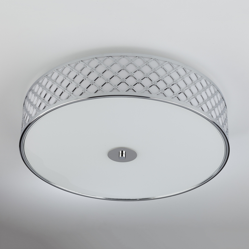 Där Lighting CIV5050 - Lubinis šviestuvas CIVIC 5xE14/60W/230V, skersmuo 50 cm, blizgus chromas