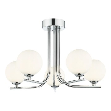 Där Lighting CRA5450-02 - Liustra su strypu CRADLE 5xG9/25W/230V blizgus chromas