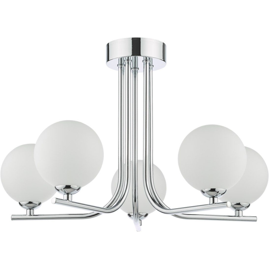 Där Lighting CRA5450-02 - Liustra su strypu CRADLE 5xG9/25W/230V blizgus chromas