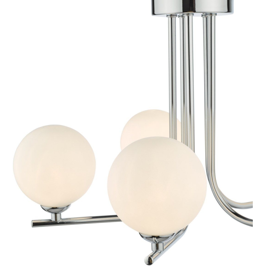 Där Lighting CRA5450-02 - Liustra su strypu CRADLE 5xG9/25W/230V blizgus chromas