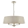 Där Lighting CRI0429 - Pakabinama liustra CRISTIN ant grandinės 4xE14/40W/230V žalvaris/taupe