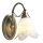 Där Lighting DOU0775 - Sieninis šviestuvas DOUBLET 1xE14/40W/230V, žalvaris
