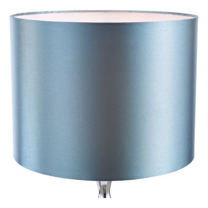 Där Lighting ELS4223 - Stalinė lempa ELSA 1xE27/40W/230V mėlyna/blizgus chromas