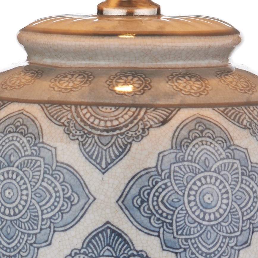 Där Lighting ELY4223 - Stalinis šviestuvas ELY 1xE27/60W/230V mėlynas