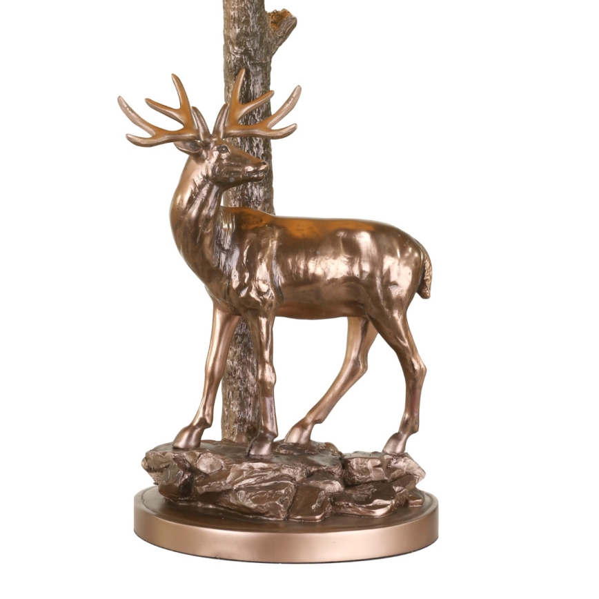 Där Lighting GUL5545-X - Stalinė lempa GULLIVER 1xE27/60W/230V smėlio/bronzinė