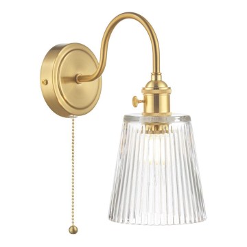 Där Lighting HAD0740-05 - Sieninis šviestuvas HADANO 1xE14/40W/230V auksinis