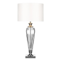 Där Lighting HIN4208 - stalinis šviestuvas HINTON 1xE27/60W/230V baltas/blizgus chromas