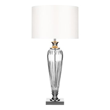 Där Lighting HIN4208 - stalinis šviestuvas HINTON 1xE27/60W/230V baltas/blizgus chromas