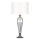 Där Lighting HIN4208 - stalinis šviestuvas HINTON 1xE27/60W/230V baltas/blizgus chromas