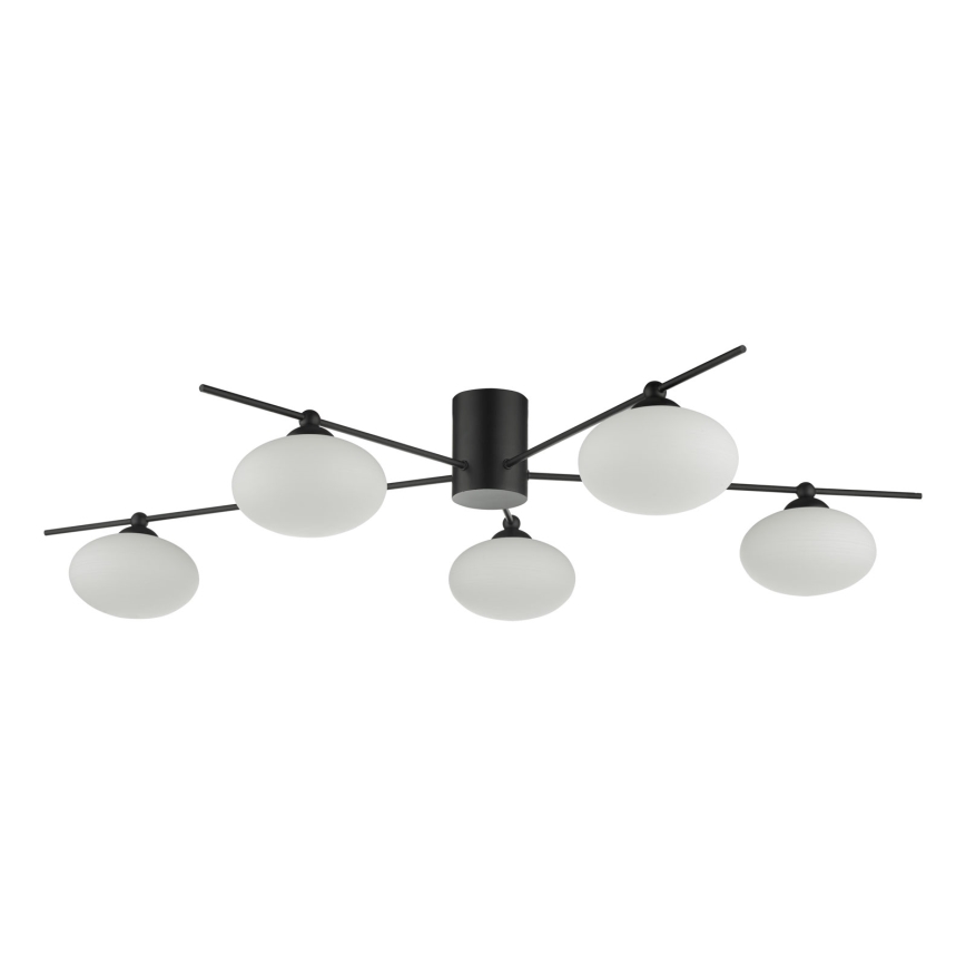 Där Lighting JAS5422 - Prie lubų montuojamas šviestuvas JASPER 5xG9/25W/230V juodas