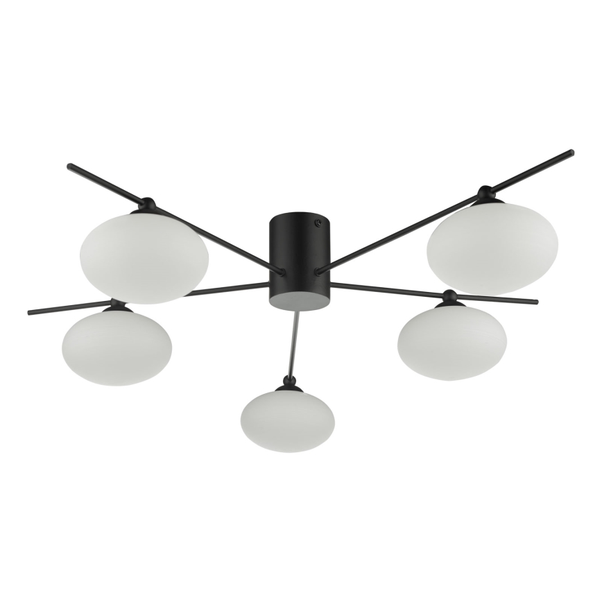 Där Lighting JAS5422 - Prie lubų montuojamas šviestuvas JASPER 5xG9/25W/230V juodas