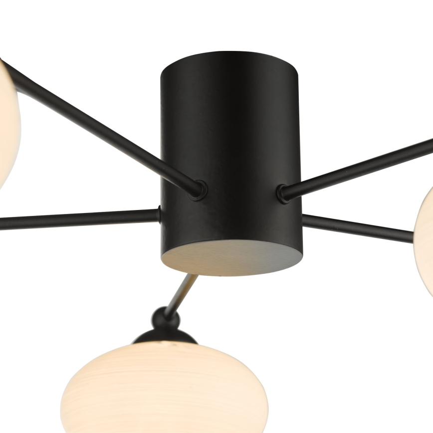 Där Lighting JAS5422 - Prie lubų montuojamas šviestuvas JASPER 5xG9/25W/230V juodas
