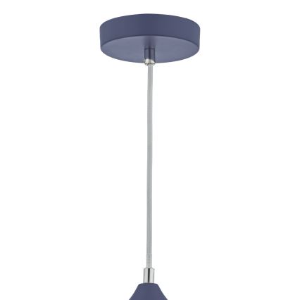 Där Lighting KAE0123 - Pakabinamas šviestuvas KAELAN ant troselio 1xE27/60W/230V mėlynas