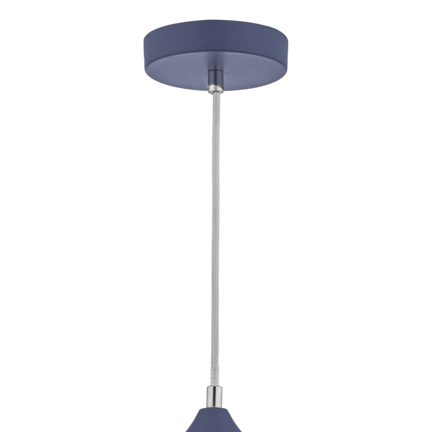 Där Lighting KAE0123 - Pakabinamas šviestuvas KAELAN ant troselio 1xE27/60W/230V mėlynas