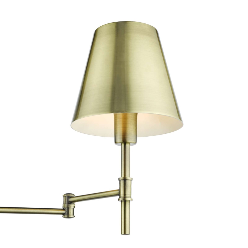 Där Lighting KEN0775 - Lanksti sieninė lempa KENSINGTON 1xE14/25W/230V žalvarinė