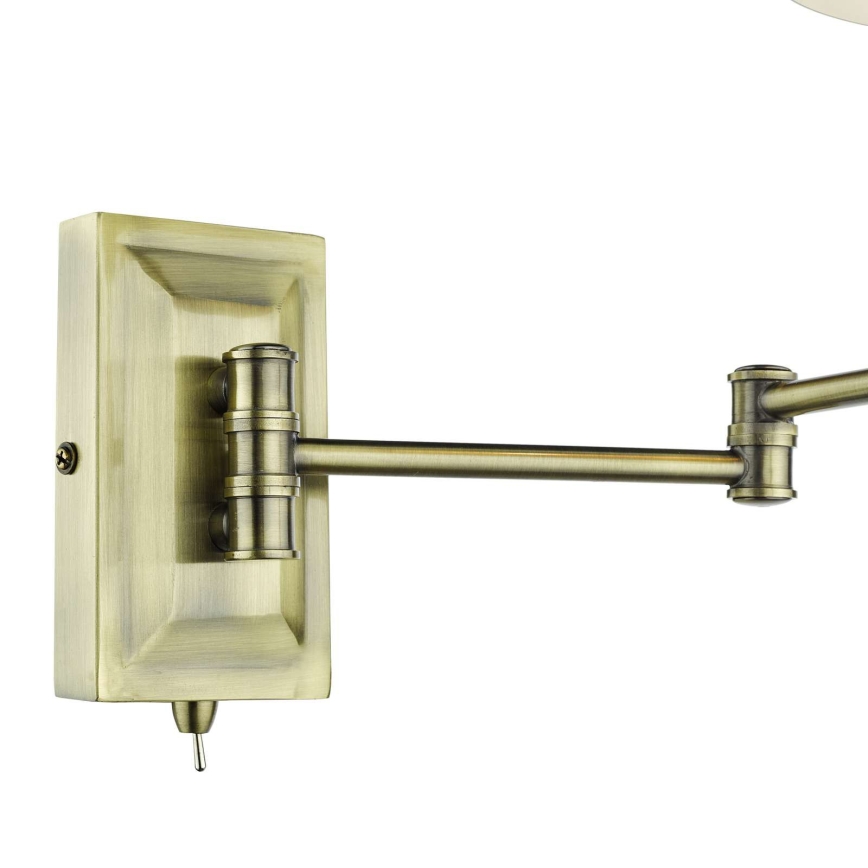 Där Lighting KEN0775 - Lanksti sieninė lempa KENSINGTON 1xE14/25W/230V žalvarinė
