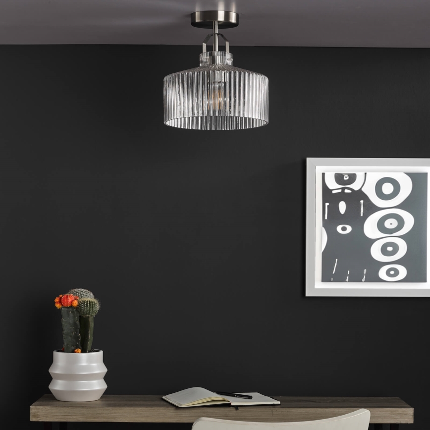 Där Lighting LEN4846 - Prigludusi liustra LENKA 1xE27/60W/230V matinis chromas