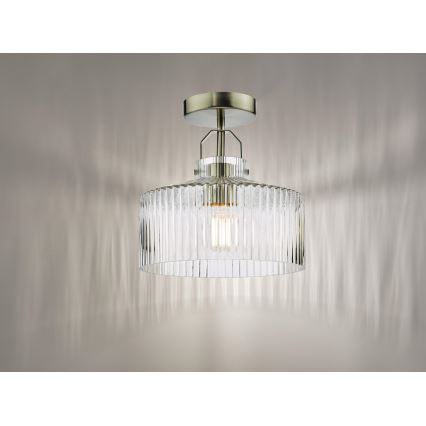 Där Lighting LEN4846 - Prigludusi liustra LENKA 1xE27/60W/230V matinis chromas