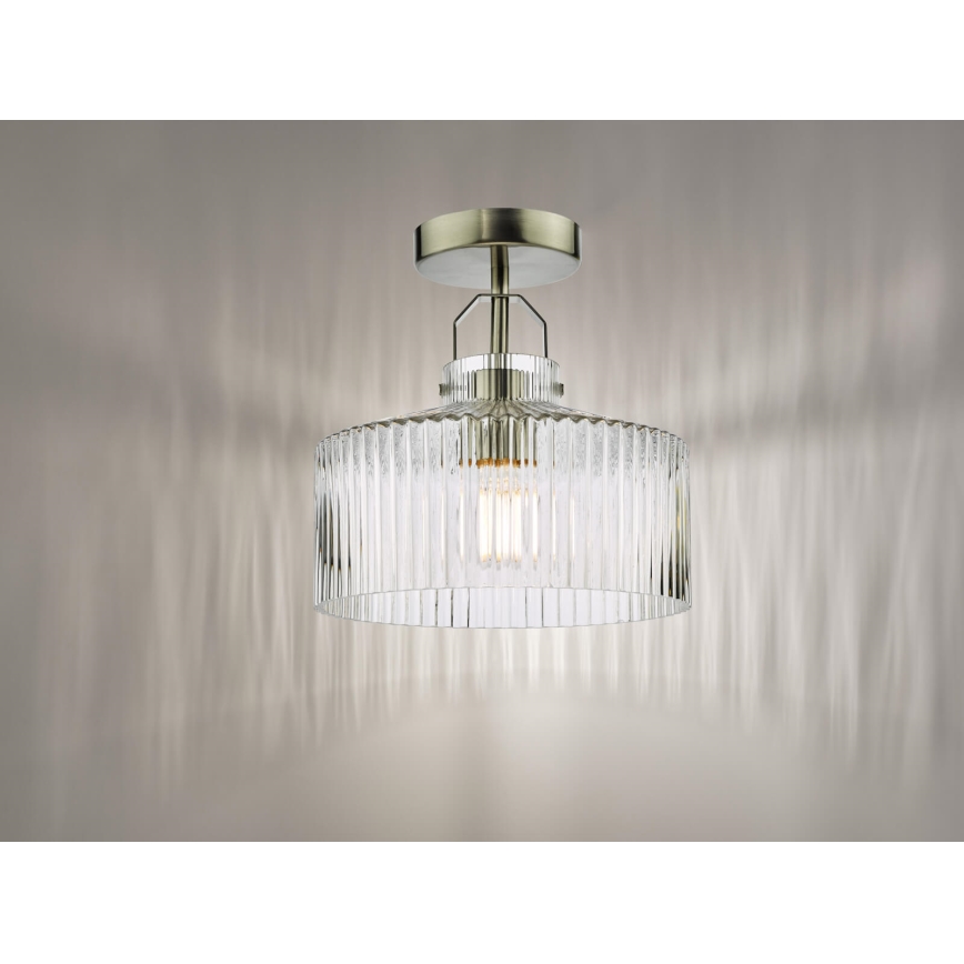 Där Lighting LEN4846 - Prigludusi liustra LENKA 1xE27/60W/230V matinis chromas
