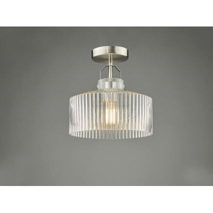 Där Lighting LEN4846 - Prigludusi liustra LENKA 1xE27/60W/230V matinis chromas