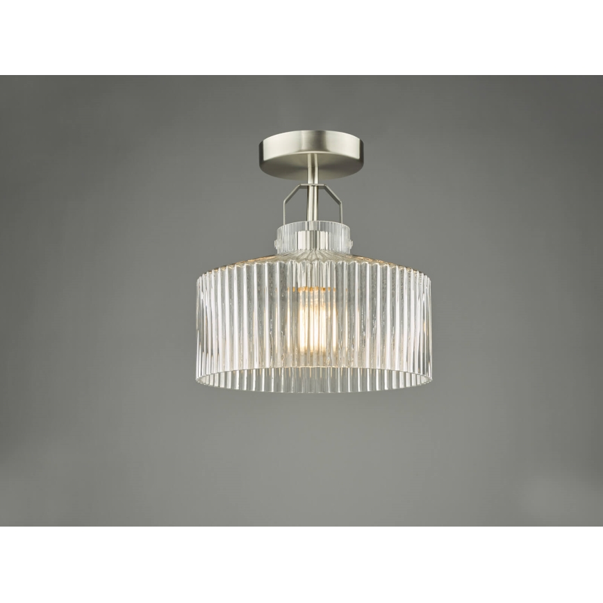 Där Lighting LEN4846 - Prigludusi liustra LENKA 1xE27/60W/230V matinis chromas