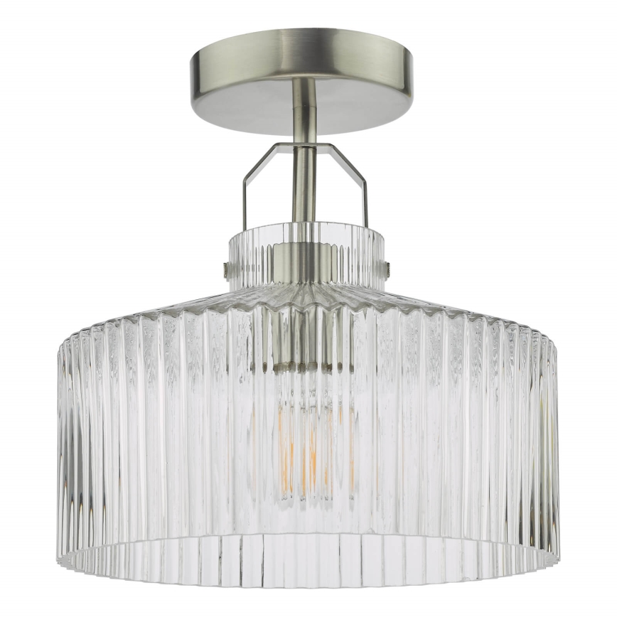 Där Lighting LEN4846 - Prigludusi liustra LENKA 1xE27/60W/230V matinis chromas