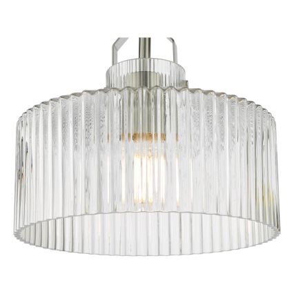 Där Lighting LEN4846 - Prigludusi liustra LENKA 1xE27/60W/230V matinis chromas