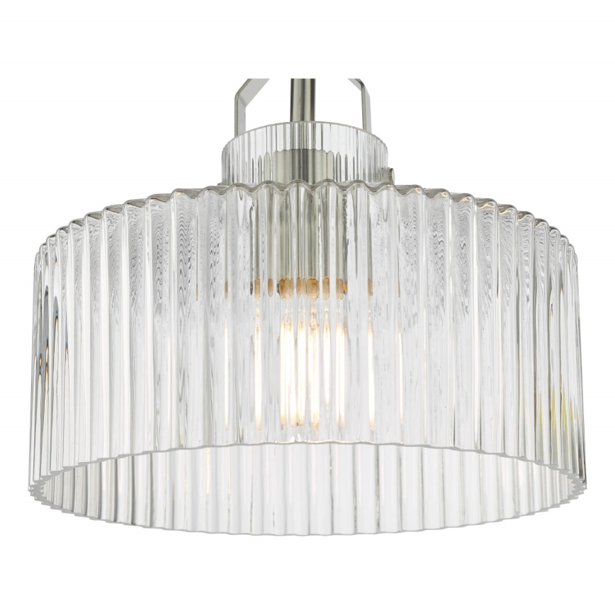 Där Lighting LEN4846 - Prigludusi liustra LENKA 1xE27/60W/230V matinis chromas