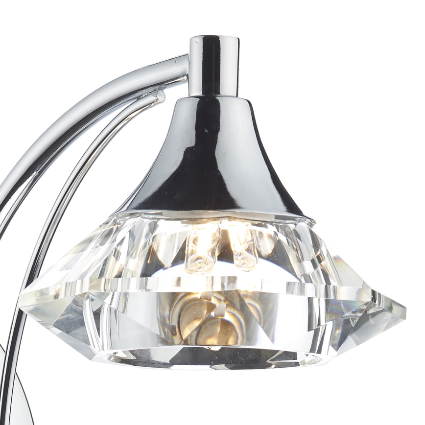 Där Lighting LUT0750 - Sieninis šviestuvas LUTHER 1xG9/40W/230V blizgus chromas