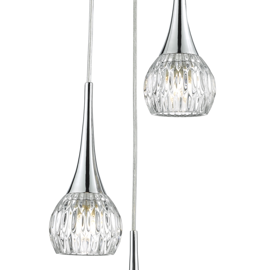 Där Lighting LYA0350 - LYALL pakabinama liustra ant laido, 3xG9/40W/230V, blizgus chromas